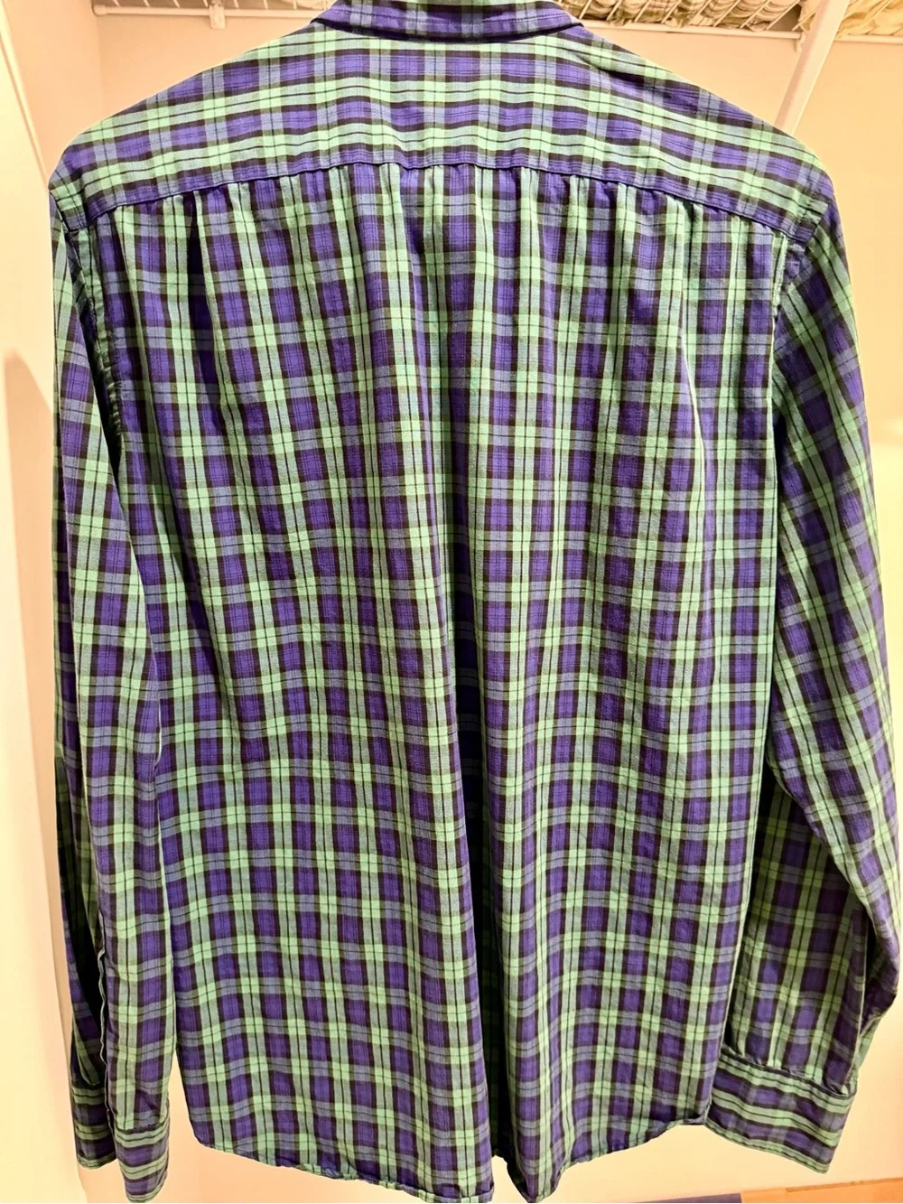 J. Crew Green & Blue Plaid Button-Down Shirt